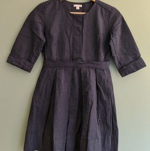 Gap mini dress with subtle dot pattern